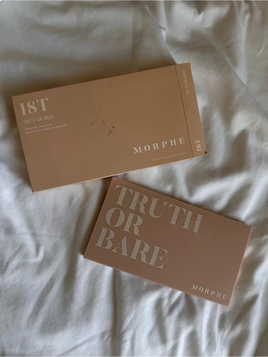 Morphe Truth Or Bare 18T Palette — Nude Blush Tones