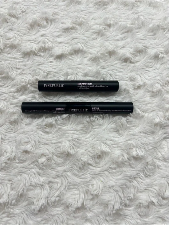 PINKPUBLIC Lash Bond and Seal Duo in Black and Remover