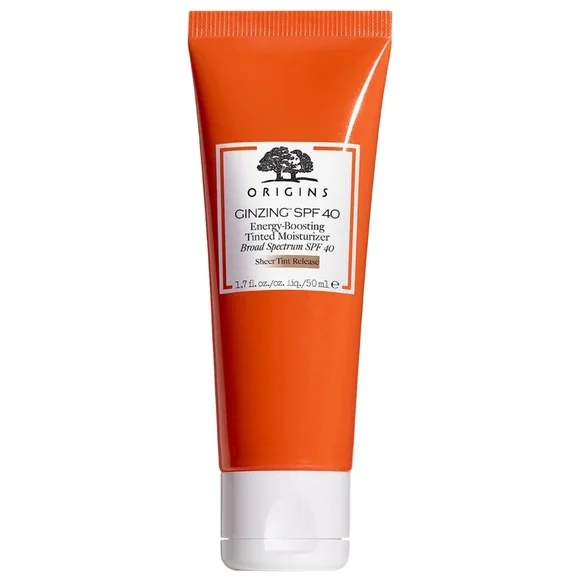 ORIGINS Ginzing SPF 40 Energy-Boosting Tinted Moisturizer 1.7oz NIB $48