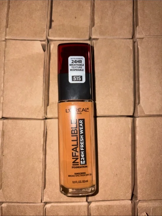 L'Oreal Infallible 24H Fresh Wear Foundation - Warm Orange-Beige (515)