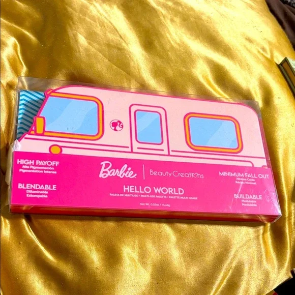 Beauty Creations Barbie Hello World Palette - Pink and Gold