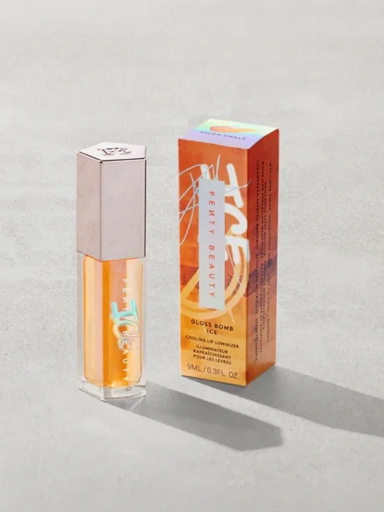 NWT Fenty Beauty GLOSS BOMB ICE COOLING LIP LUMINIZER- Melon Chillz