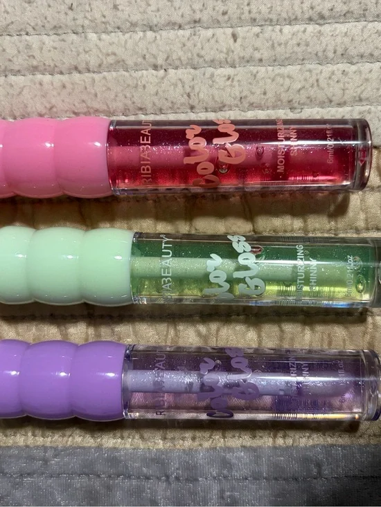 Source Unknown Joy Gloss Trio - Pink, Green, Purple