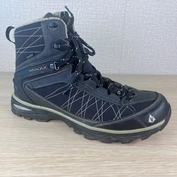 Vasque UltraDry Waterproof Hiking Boots Mens 9.5 Trail Trek Outdoor Black