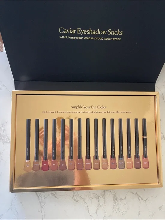 Laura Mercier caviar Eyeshadow Sticks - Neutral & Rose Shades