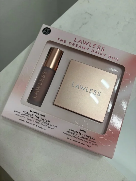 LAWLESS Dreamy Daisy Duo - Blushed Sand & Angel Cream Blush (Pink, Rose Gold)