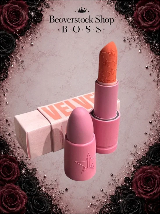 New Jeffree Star Cosmetics Velvet Trap Lipstick – Orange Prick (Full Size 4g)