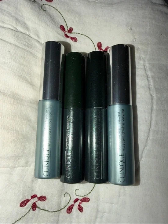 Clinique Mascara Collection in Teal and Dark Green Shades