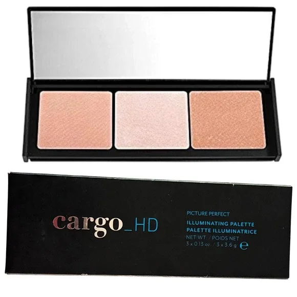 Cargo HD Picture Perfect Illuminating Palette Bright Beam Bronze Trio Glow New