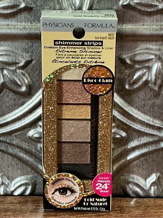 Physicians Formula Shimmer Strips Gold Nude 6632 NIB Rare