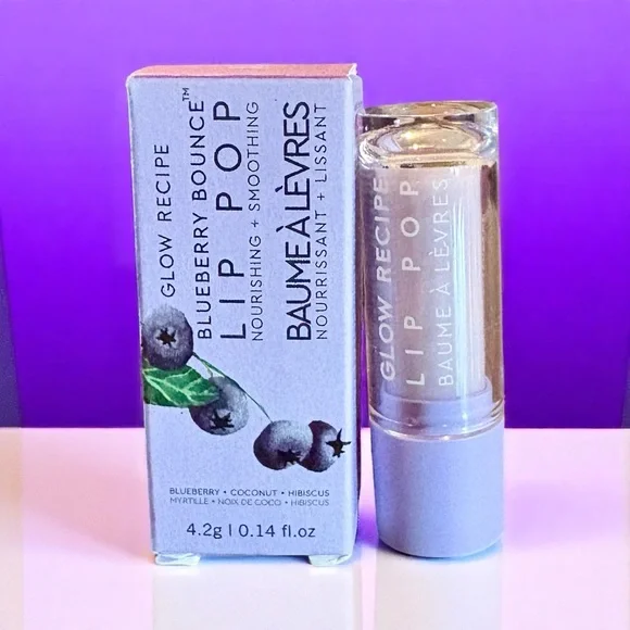💎 Glow Recipe Lip Pop - Blueberry Bounce Lip Balm Full-Size New In Box