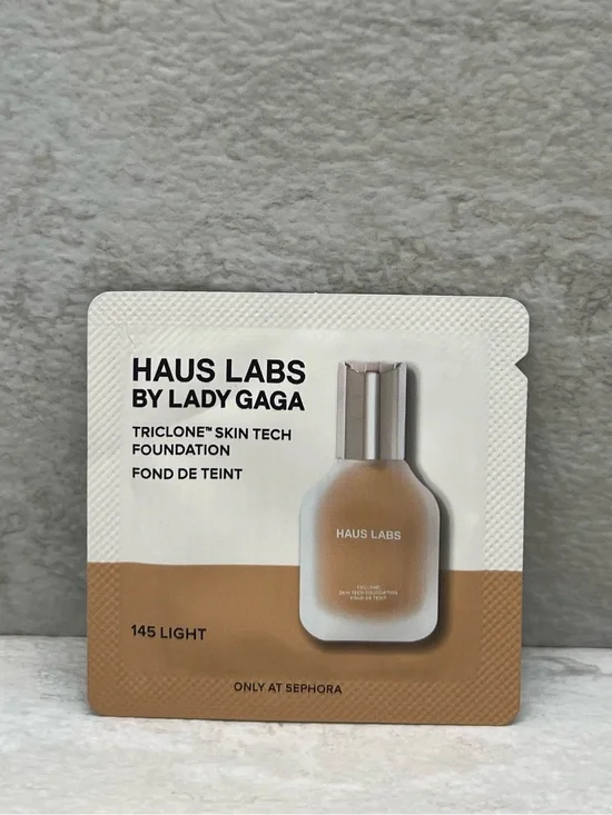 ⚡️ $1 Haus Labs By Lady Gaga Triclone Foundation in 145 Light Sample Packet