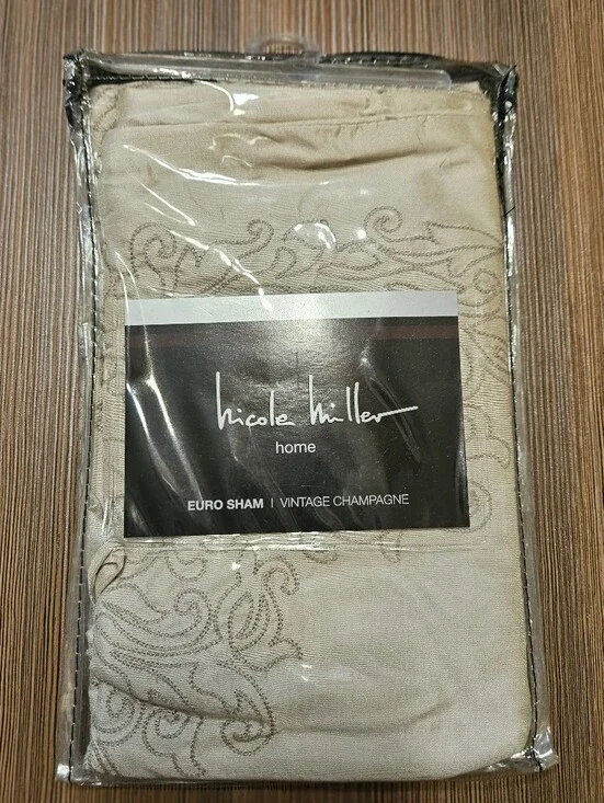 Nicole Miller Vintage Champagne Euro Sham