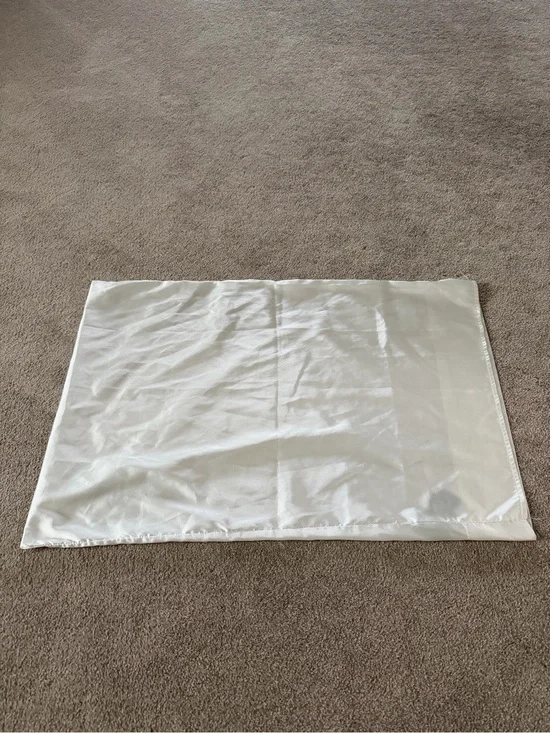 White Satin Pillow Sham