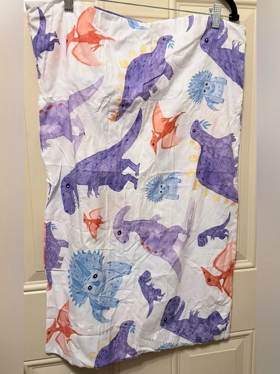 Dinosaur Print Pillow Sham in Microfiber NWOT