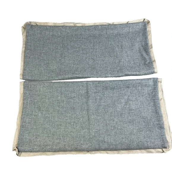 THOM FILICIA HOME COLLECTION Pillow Sham Gray 27” X 27.5”