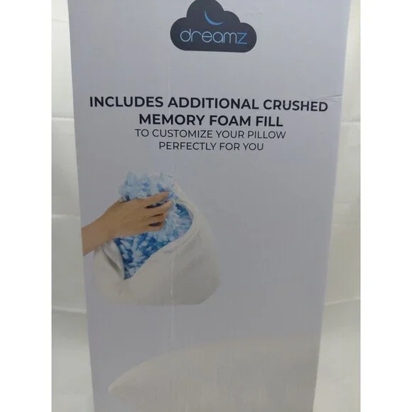 Cooling Pillow JUMBO  Size, Shredded Memory Foam Cool Pillow for Hot Sleepers