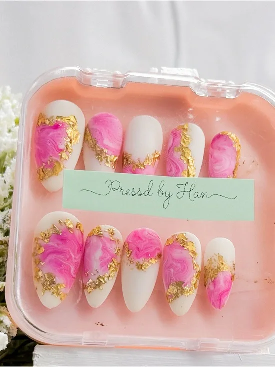 Press'd by Han - homemade builder gel press ons