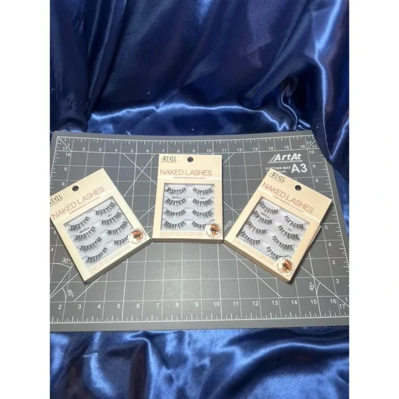 (3) ARDELL PROFESSIONAL NAKED LASHES STRIP LASHES 