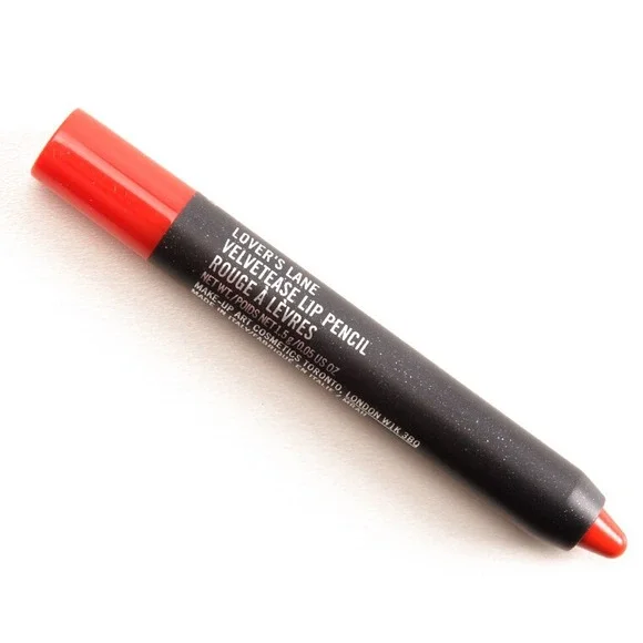 MAC‎ Velvetease Lip Pencil LOVERS LANE 1.5g .05oz Deep Orange Brand New