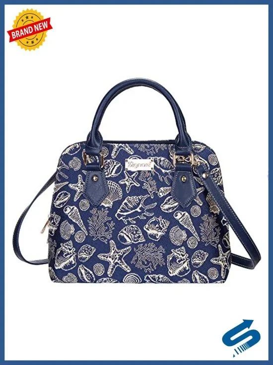 Faux Leather Satchel with Detachable Crossbody Strap