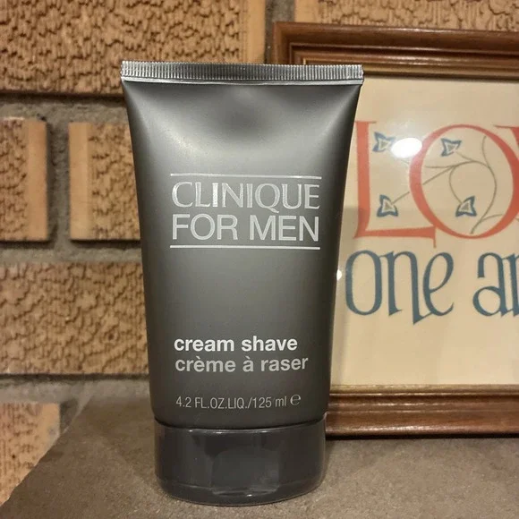 Clinique For Men Cream Shave 4.2 Oz /125ml Full Size