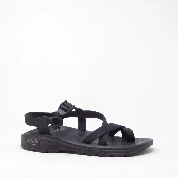 Chaco Mens Z/Volv 2 Sandals Black Strappy Toe Loop Size 11