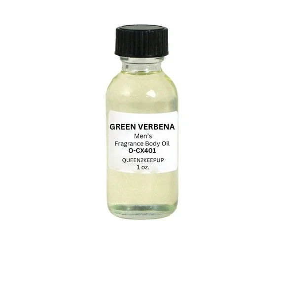 Green Verbena (Men) Body Oil 1 oz Fragrance All Natural Scent