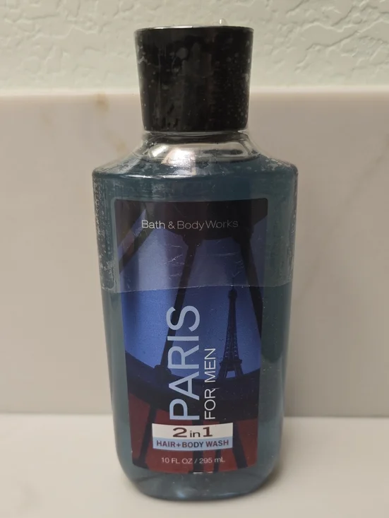 Bath & Body Works Paris for Men Hair + Body Wash New & Sealed Discontinued