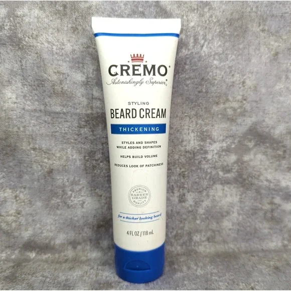 Cremo Styling Beard Cream, Thickening, Brand New Sealed 4 fl oz