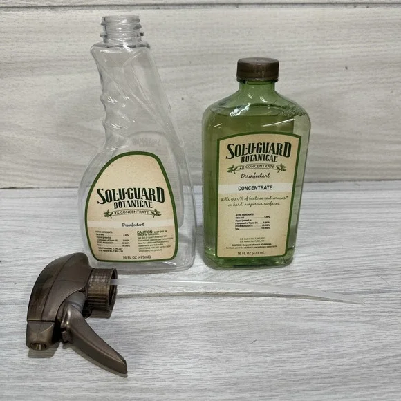 MELALEUCA Sol-U-Guard Botanical 2X Disinfectant‎ 16oz Concentrate 16oz Sprayer