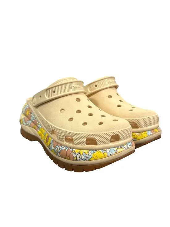 Crocs Mega Crush Retro Floral Clogs Mens 10 Womens 12