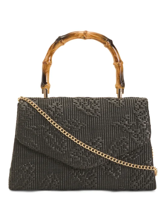 Tommy Bahama Woven Top-Handle Handbag