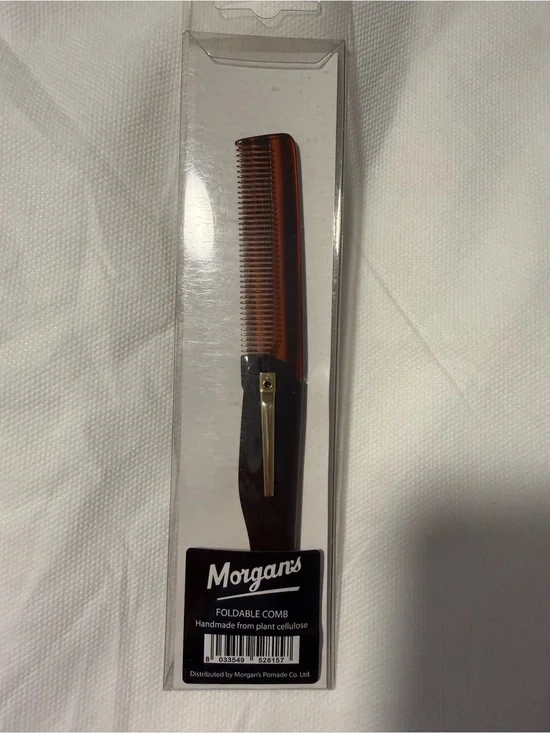 Morgan’s Foldable Men’s Comb - Brown Tortoise