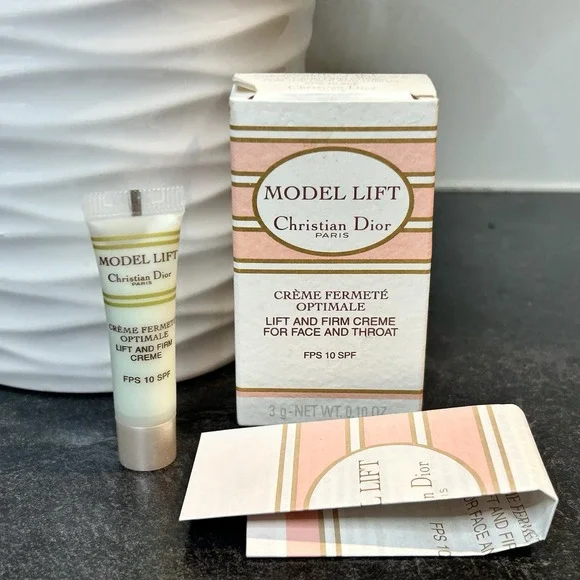 New Vintage Christian Dior‎ MODEL LIFT Lift & Firm Cream SPF 10 Sample Size 3g