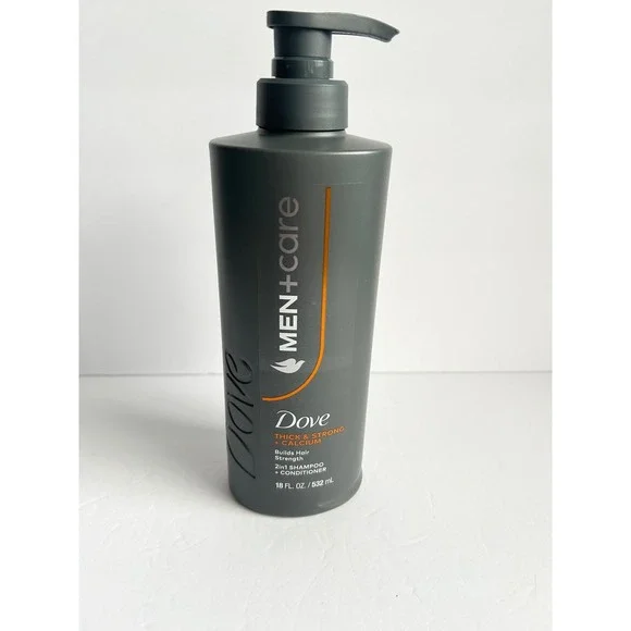 Dove Men+Care Thick & Strong 2in1 Shampoo + Conditioner Calcium 18oz Pump Bottle