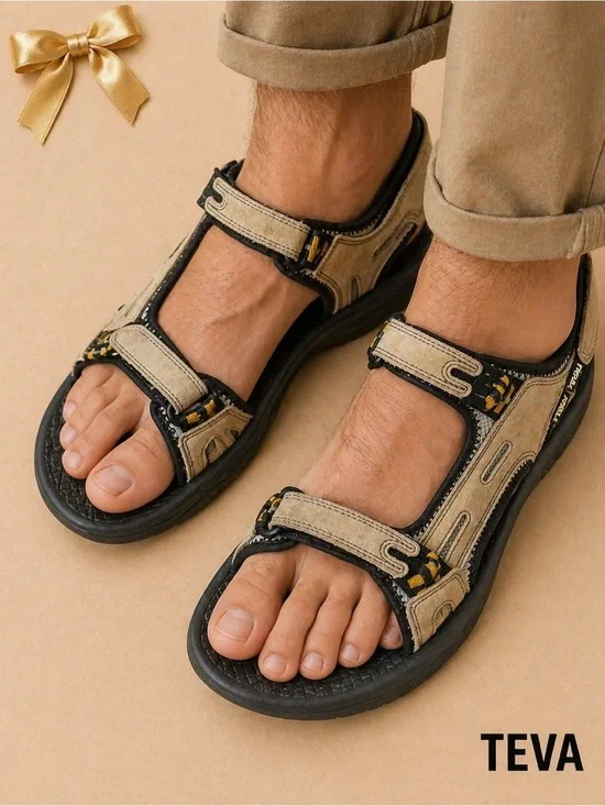 Teva Men's Sandals Beige Black Size 11