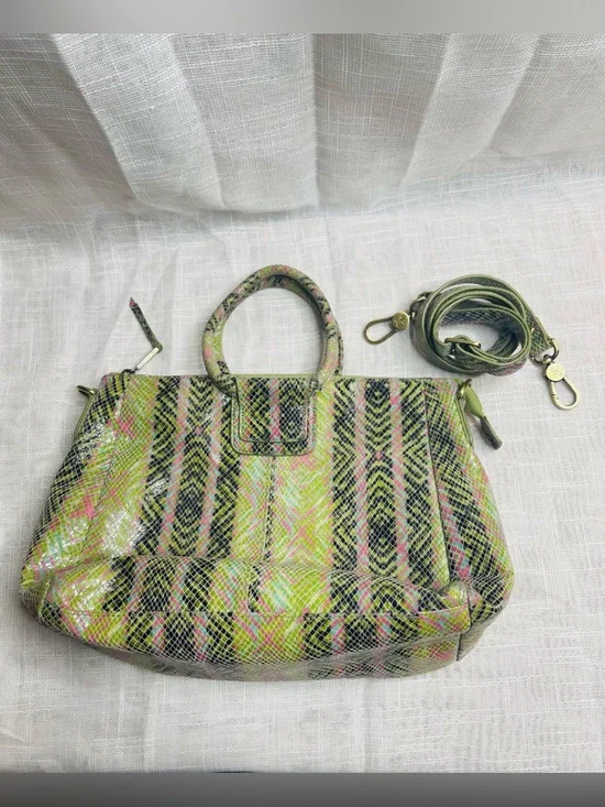 Hobo International Sheila snakeskin effect  print Bag with Crossbody Strap
