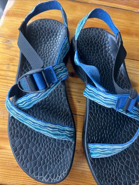 Chaco Men's Blue & Black Z/Cloud Sandals