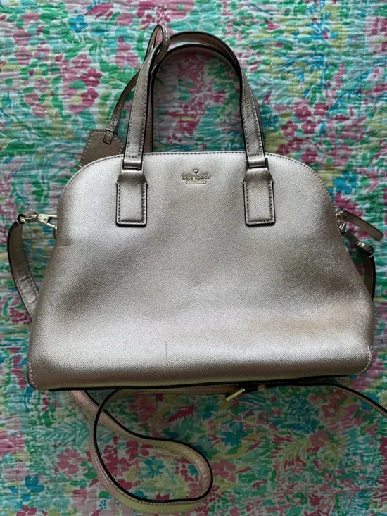 kate spade Rose Gold Dome Satchel