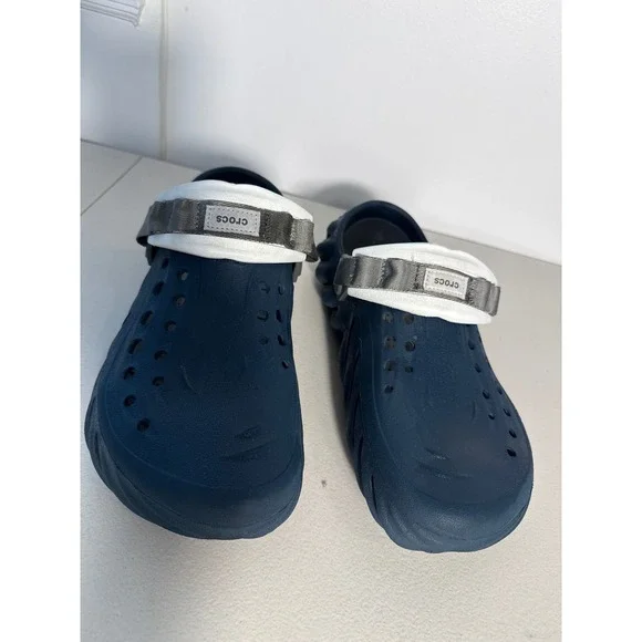 Crocs Pollex Clog Salehe Bembury Tide Navy Blue Mens Size 12 207393-4ST