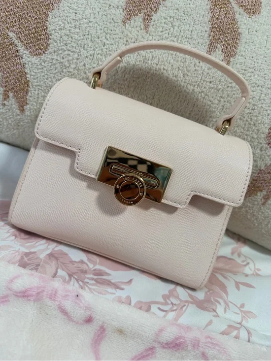 Ted Baker Elegant Top-Handle Mini Bag in Blush Pink