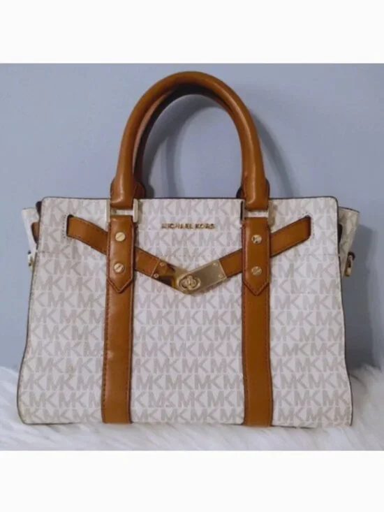 Michael Kors Nouveau Hamilton satchel EUC