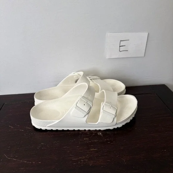 Birkenstock Sandals Arizona EVA Waterproof White Size 40 M7 W9