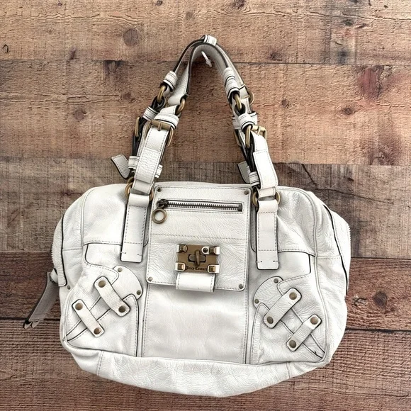 Juicy Couture Vintage Y2K Leather Satchel Bag