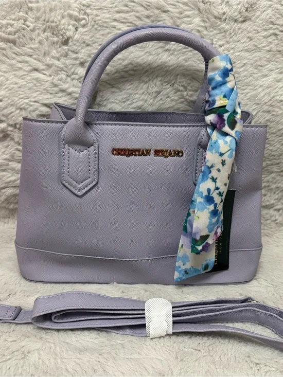 Christian Siriano Lavender Top-Handle Satchel