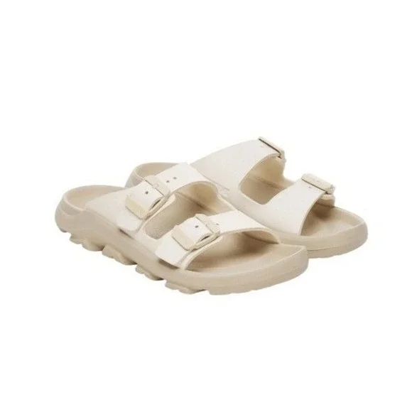 Birkenstock‎ Mogami Terra 2 Strap Birko-Flor Apex Eggshell 45 M 12 Regular Fit