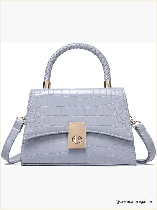 Women's Leather Satchel Crossbody Bag Mini Purse Handbag