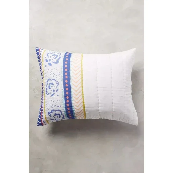Set of 2 Anthropologie Bisbita Pillow Shams 26