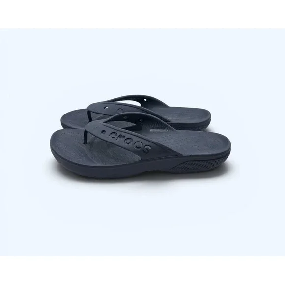 Crocs Baya II Comfort Flip Flop Sandals Navy Blue Men's Size 12